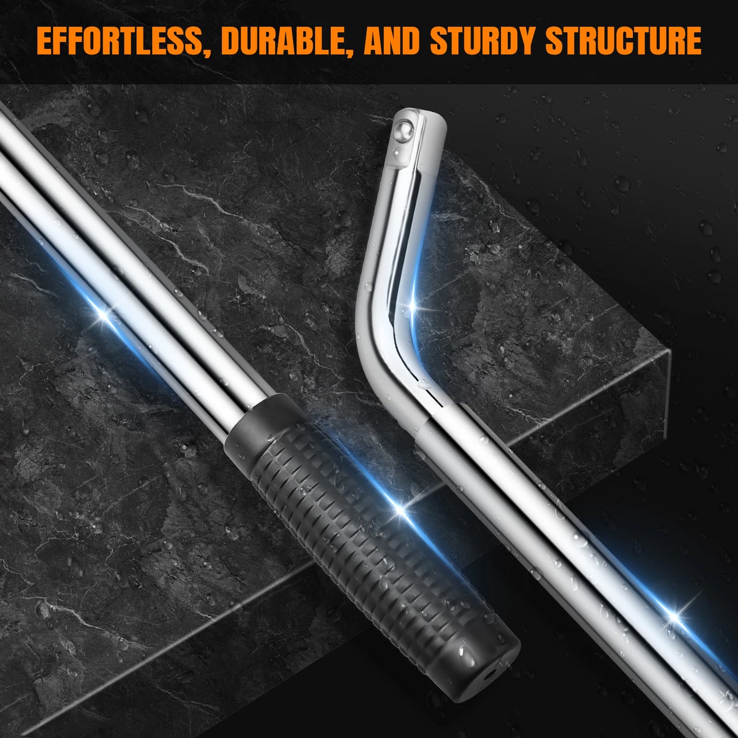 Travel Emergency Breakdown Wrench Set,Extendable Wheel Socket Tyre, Universal Car Lug Wrench Car Wheel Tire Change Tools