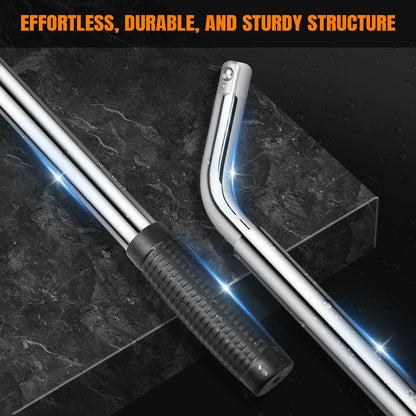 Travel Emergency Breakdown Wrench Set,Extendable Wheel Socket Tyre, Universal Car Lug Wrench Car Wheel Tire Change Tools