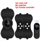EMS Massage Patches Heating Stimulator Neck Back Shoulder Full Body Massager Pads Remote Control Muscle Relax Mini Patch 6 Modes