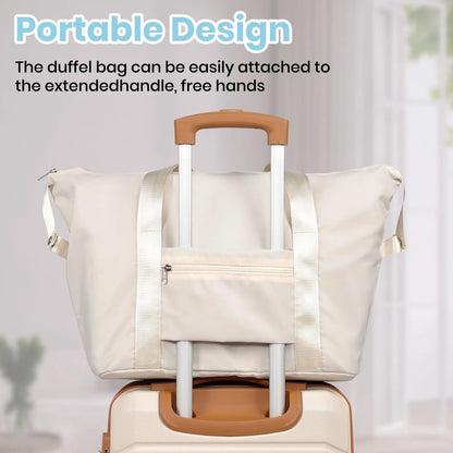 Luggage Sets of 5 Piece, Lightweight Trolley Travel Suitcase Set ABS Hard Shell, 21" + 24" + 28"+ Duffels Bag & Toiletry Bag