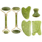 Natural Jade Roller Gua Sha Massage Set Guasha Board Comb Gouache Scraper Body Acupuncture Spa Facial Anti Aging Lifting Tools