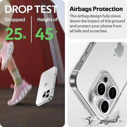 Clear Phone Case For iPhone 16 14 13 12 11 15 Pro Max Mini Soft TPU Ultra-thin Back Cover Case For iPhone XR X XS MAX 15 16 Plus