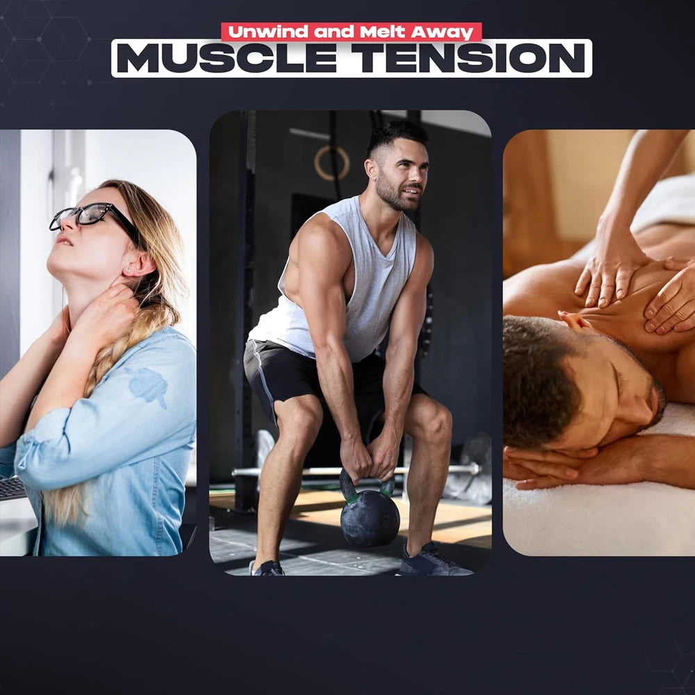 TENS Meridian Massager EMS Multifunctional 12 Modes 36 Levels Intensity Timed Dual Channel Output Muscle Relaxation