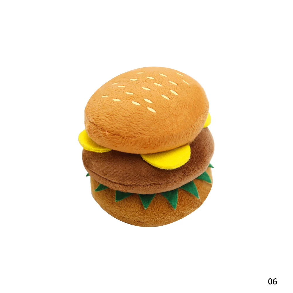 1Pc Pet Toys Fruit Animals Cartoon Dog Toy Stuffed Squeaking Cute Plush Puzzle for Dogs Cat Chew Squeaker Squeaky Toy