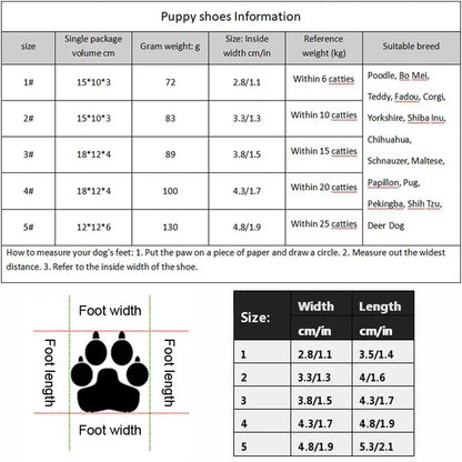 Dog Shoes Non-Slip Soles Thick Plush Protection Paw Pet Shoes Warm For Dog Non-Slip Dog Shoes Breathable Climbing Pets Booties