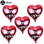 Valentine's Day Foil Balloon Decor Teddy Bear Foil Balloon Love Balloon Heart Balloons for Valentines Wedding Party Decor
