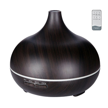 Aroma Diffuser Air Humidifier Essential Oil Diffuser with 7 Color LED Lights & Remote Control UK/EU Plug 400ml