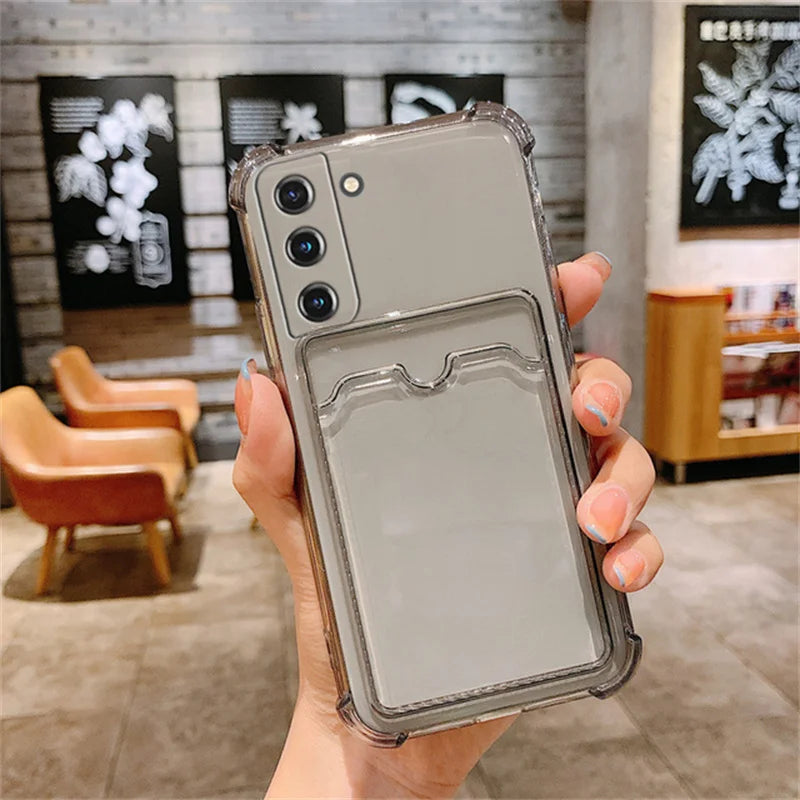 Clear Wallet Case for Samsung Galaxy A56 A55 A36 A26 A16 5G Card Cases Galaxy A54 A35 A25 A15 A34 A24 A14 A53 A33 A23 A52 Cover