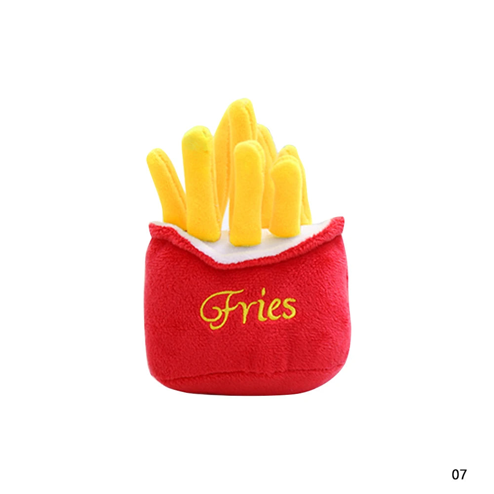 1Pc Pet Toys Fruit Animals Cartoon Dog Toy Stuffed Squeaking Cute Plush Puzzle for Dogs Cat Chew Squeaker Squeaky Toy