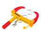 1/2/4Pack Heavy Duty Security Wheel Tire Lock Anti Theft Clamp Adjustable 8 Holes with Keys for Caravan Car Van Trailer
