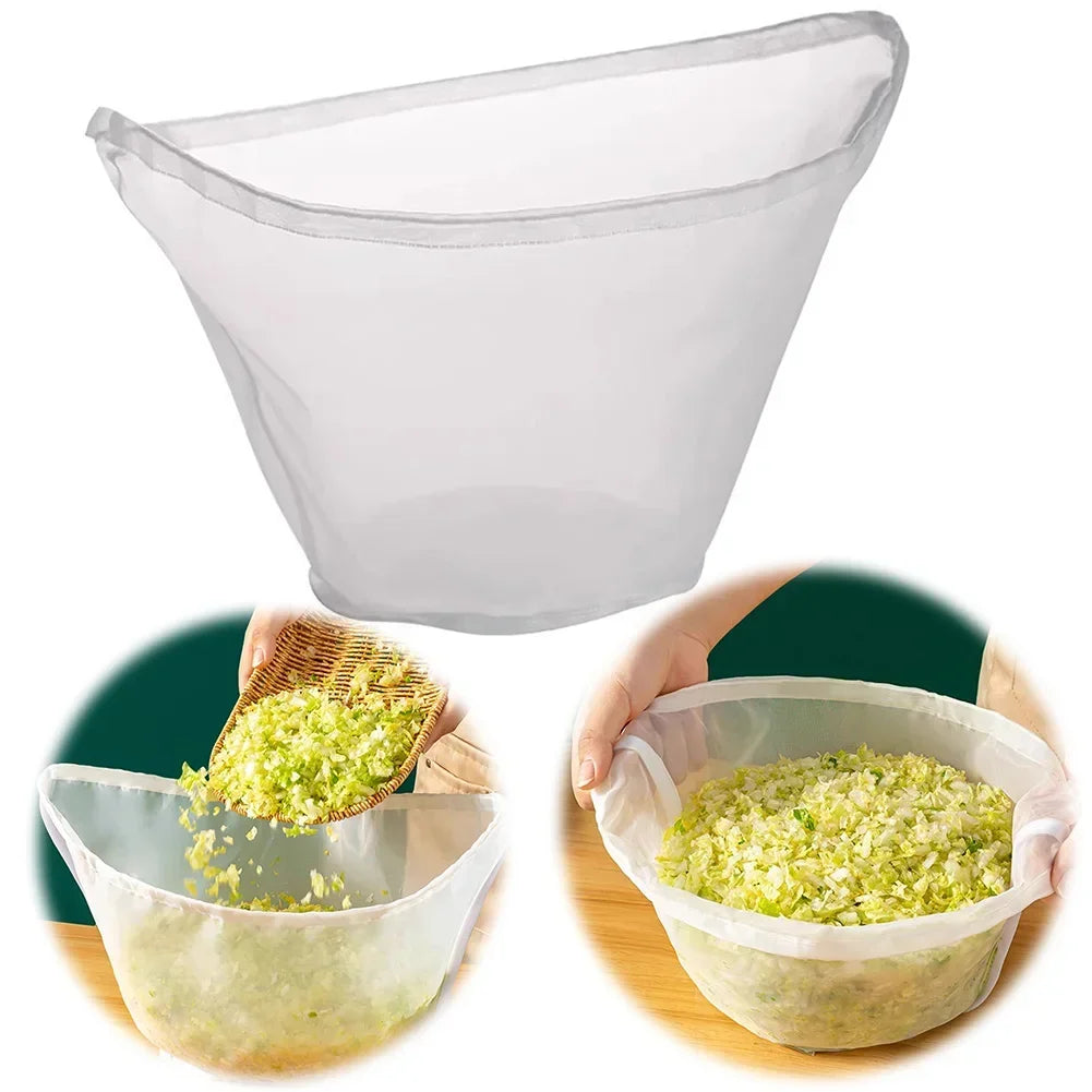 Soy Milk Bag Reusable Mesh Strainer Bag Multi-Function Brew Filter Bag Fine Mesh Food Strainer Bag for Cheese Making