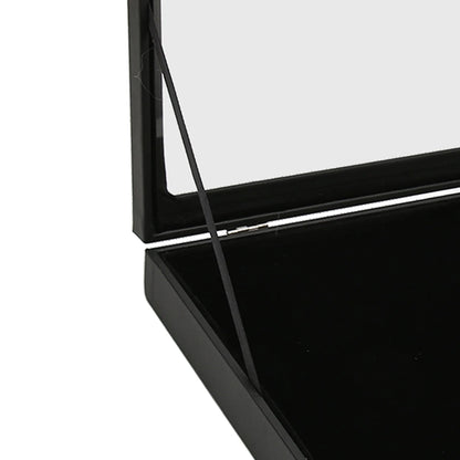 Pin Display Case Easy Cleaning Pin Collection Display Case Transparent Stylish Dustproof Glass for Military Medal for Pin