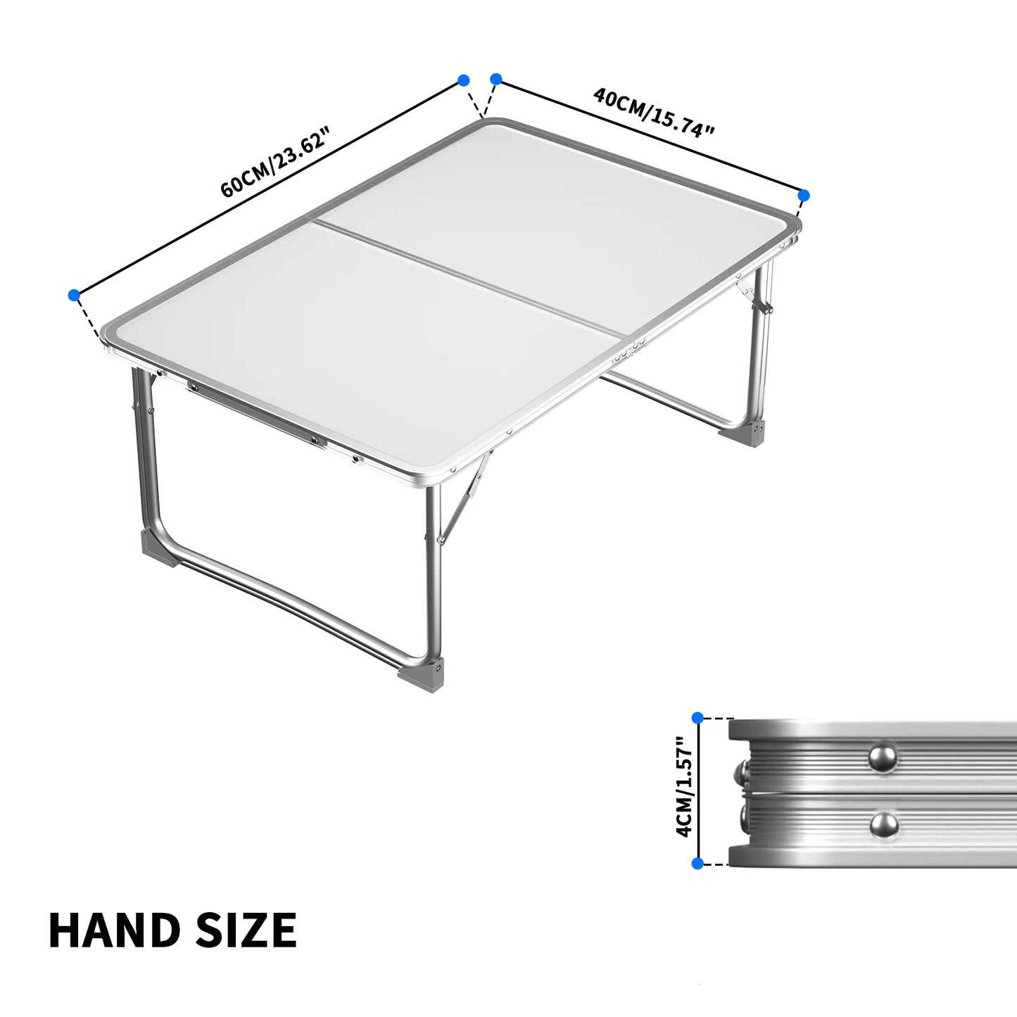 Folding Picnic Table Outdoor,Folding computer table for Homework Compact Handy Camping Table Garden Party BBQ,Multi-Purpose
