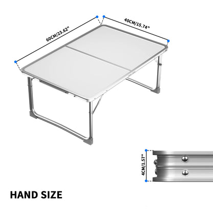 Folding Picnic Table Outdoor,Folding computer table for Homework Compact Handy Camping Table Garden Party BBQ,Multi-Purpose