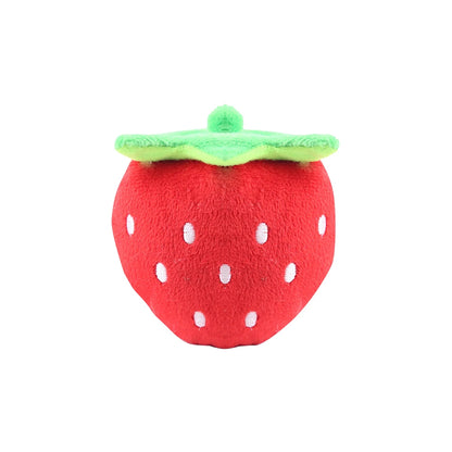 1Pc Pet Toys Fruit Animals Cartoon Dog Toy Stuffed Squeaking Cute Plush Puzzle for Dogs Cat Chew Squeaker Squeaky Toy