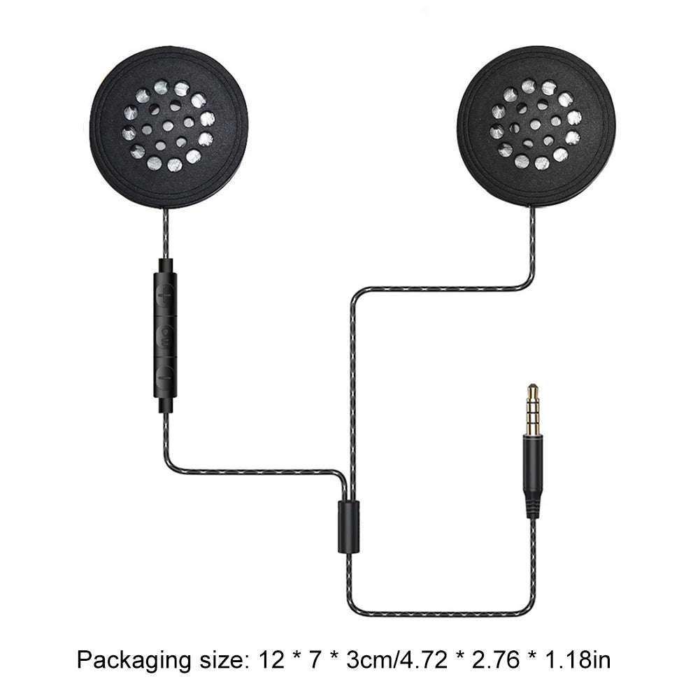 Motorcycle Helmet Headset Anti-interference Wireless Riding Headphone HiFi Wireless Stereo Earphone 3.5mm Port Music Earphone