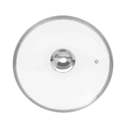 28cm 5-Tier Steam Cooker, Stainless Steel Steamer, Kitchen Cooking Steamer, Pan Cook Pot with Glass Lid Multi-Layer Cookware