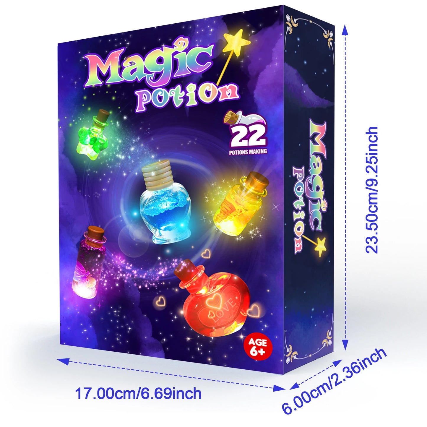 Fairy Magic Potions Kit Kids DIY Witch Glowing Spell Potion DIY Handmade Toys Science Experiments Kids Craft Kit Educational Toy