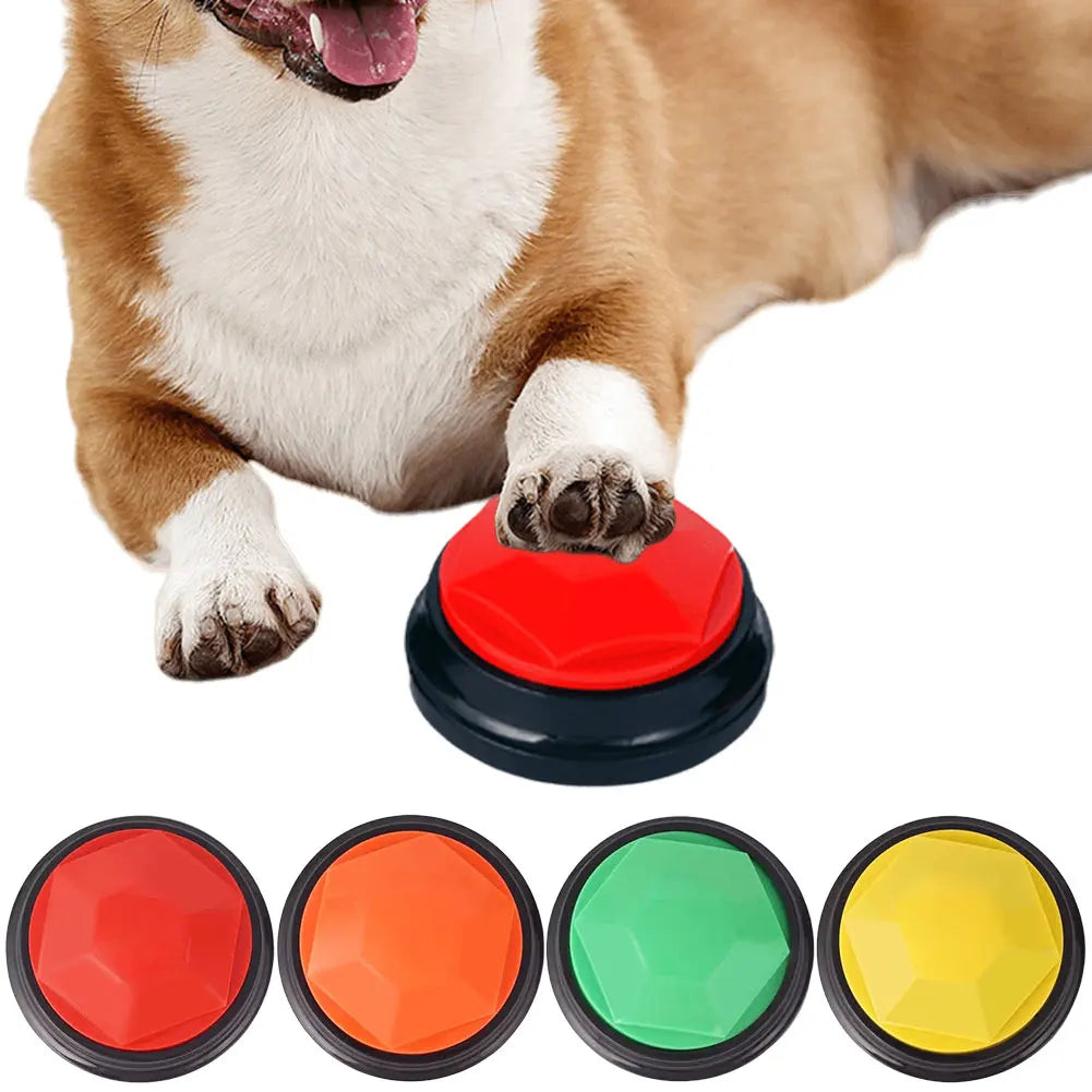 Dog Training Buttons Recordable Pet Interactive Toys Portable Pet Speech Buttons for Pet Communication