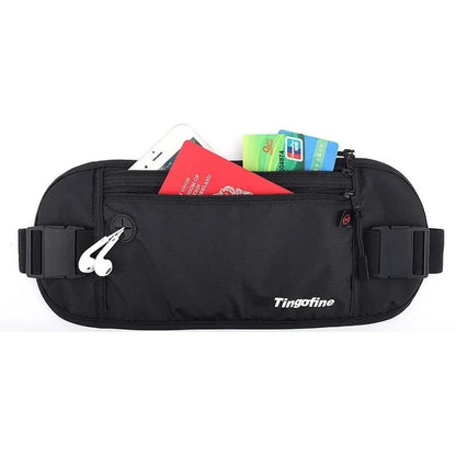Outdoor Anti-theft Invisible Mobile Phone Waist Bag Passport Bag Multifu IDBags Sports Running Close Fitting Fashion Waist Packs