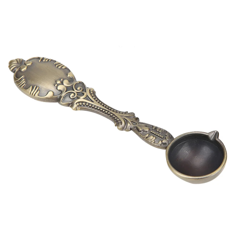 Fire Paint Sealing Wax Spoon Metal Melting Firing Stamp Envelopes Greeting Cards