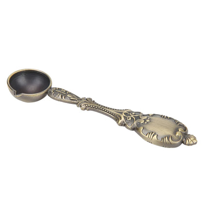 Fire Paint Sealing Wax Spoon Metal Melting Firing Stamp Envelopes Greeting Cards