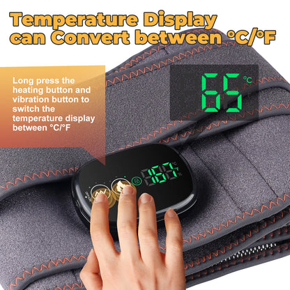 Heating Waist Massager Belts Vibration Inflatable Heated Pads Back Protector Waist Massage Relax Warmer