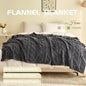 ltra-Soft 3D Plush 1pc Luxurious Fleece Blanket - Dense Weave for Exceptional Warmth, Cozy Flannel Throw