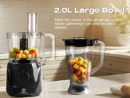 SUPERLEX 10-in-1 Multifunctional Blender for Mixing Food 2L 800W Fully Equipped Adjustable Speed Fruit Food Breaking Machine New