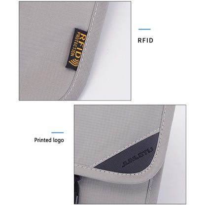 Travel Anti-theft Document Storage Bag Passport Holder Bags Nylon Portable RFID ID Credit Card Organizer Neck Pouch