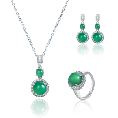 925 silver necklace bracelet set simple light luxury holiday birthday gift gift exquisite packaging gift box