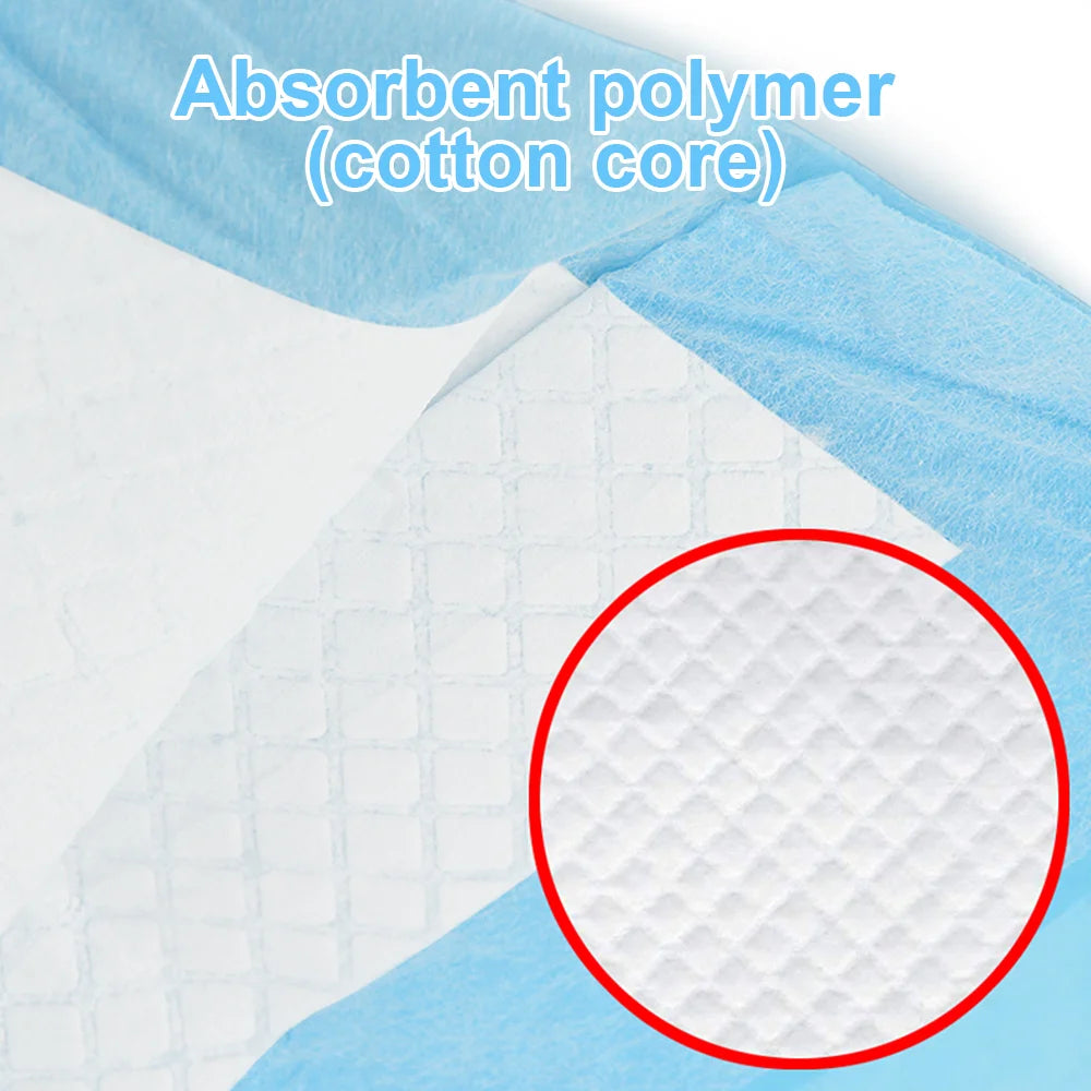 50pc Pet Diaper 60*90cm  60*60cm Dogs Diapers Disposable Puppy Training Pee Pads Quick Dry Surface Mat Clean Cushion Dog Supplie