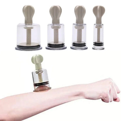 Vacuum Suction Cupping Cup Nipple Enhancer Massage Vacuum Cans Plastic Enlarger Suction Enlarger Body Breast Massager Cups