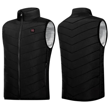 9 Areas Heated Vest Men Jacket Heated Winter Womens Electric Usb Heater mountain Jacket Man Thermal Vest Body Warmer Coat M-7XL