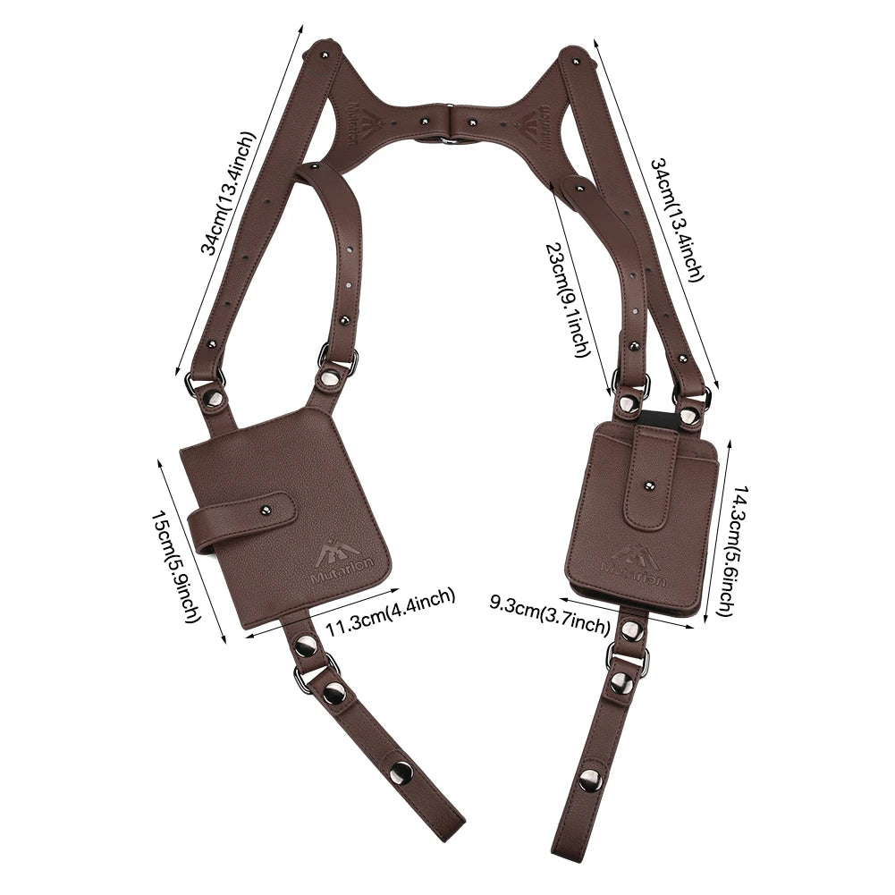 Man Women Universal Hidden Bag Anti-Theft Underarm Wallet Holster Bag Portable Concealed Storage Bags Fit Phone Passport Keys