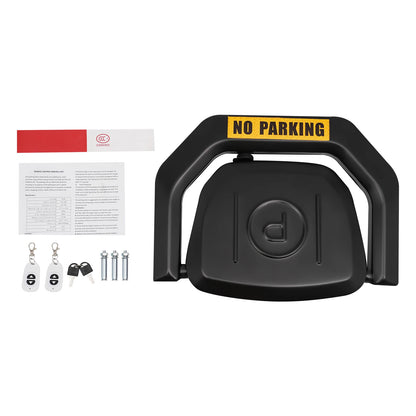 Remote Control Parking Lock Car Parking Spot Lock Auto Space Stall Barrier W/Alarm for Home/Commercial Use