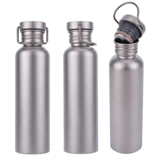 500-750ml Titanium Water Bottle Sports Kettle Leak-Proof Ultralight Water Bottle Tourism Sports Bottle Outdoor Sport Supplies