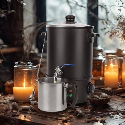 6L Candle Melting Pot Large Capacity Electric Wax Melt Machine Stainless Steel Wax Melting Furnace for Candle Soap Making