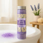 Bath Pearls 220G Relaxing Lavender Bergamot Rose Vanilla Scent, Moisturising Beads for Spa Home Bath