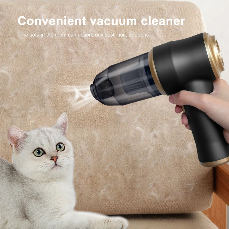 Wireless Car Vacuum Cleaner for Cleaning Bedroom Carpets Portable High Power Function Home Appliance Cleaning Machine