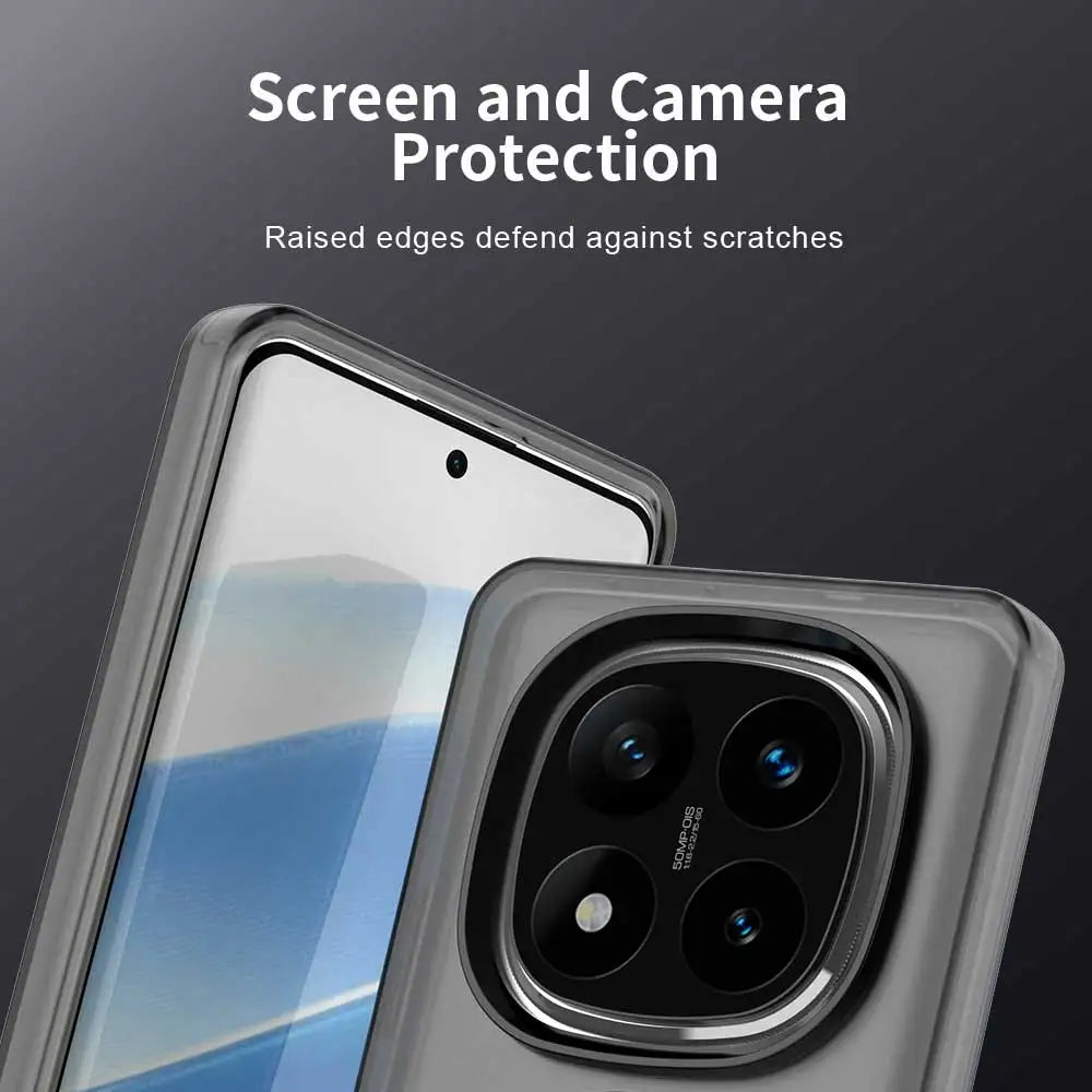 Magnetic Wireless Charging Case For Redmi Note 14 Pro 5G Note 14 Pro+ Plus Cover Candy Colors Transparent Back Shell Coque