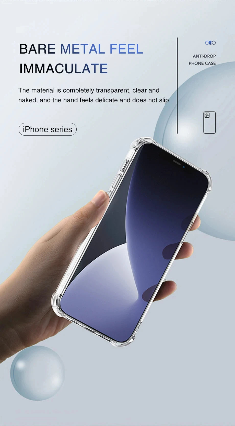 Shockproof Silicone Clear Phone Case For iPhone 11 12 13 14 15 Pro Max Plus Lens Protection For iPhone 13 14 15 Pro Back Cover