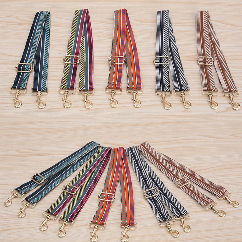 Handbag Shoulder Bag Strap Replacement Wide Crossbody Belt Handcraft Adjustable for Messenger Accessory red green