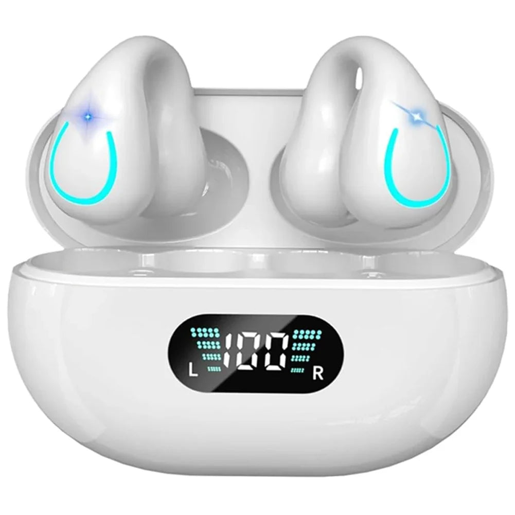 YYK-Q71 Q80 Wireless Bluetooth Translation Earbuds LED Digital Display Type-C Charging Translators Headphone For Travel Business