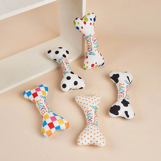 1 pet party birthday gift voice toy, squeaking sound, daily interaction with dogs to relieve boredom