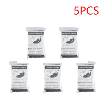 30-1PCS Emergency Rescue Blanket Outdoor Survive First Aid survival blanket Military Rescue Kit Rescue Foil Thermal Blanket ﻿