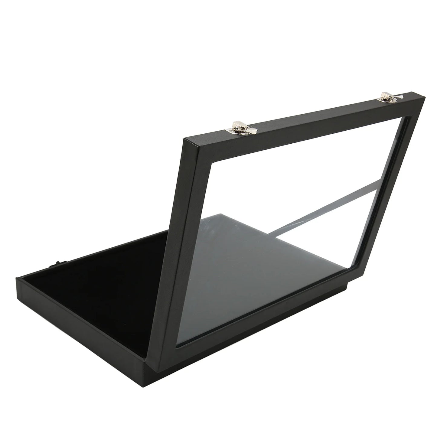 Pin Display Case Easy Cleaning Pin Collection Display Case Transparent Stylish Dustproof Glass for Military Medal for Pin