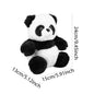 9.4inch Panda Stuffed Animal Fun Collectible Plush for Kids and Adult Collectors Perfect for Decorating Rooms and Birthday Gifts
