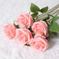 1/5/10/20pcs Roses Artificial Flowers Rose Flower Branch Artificial Red Roses Realistic Fake Rose for Wedding Home Decor
