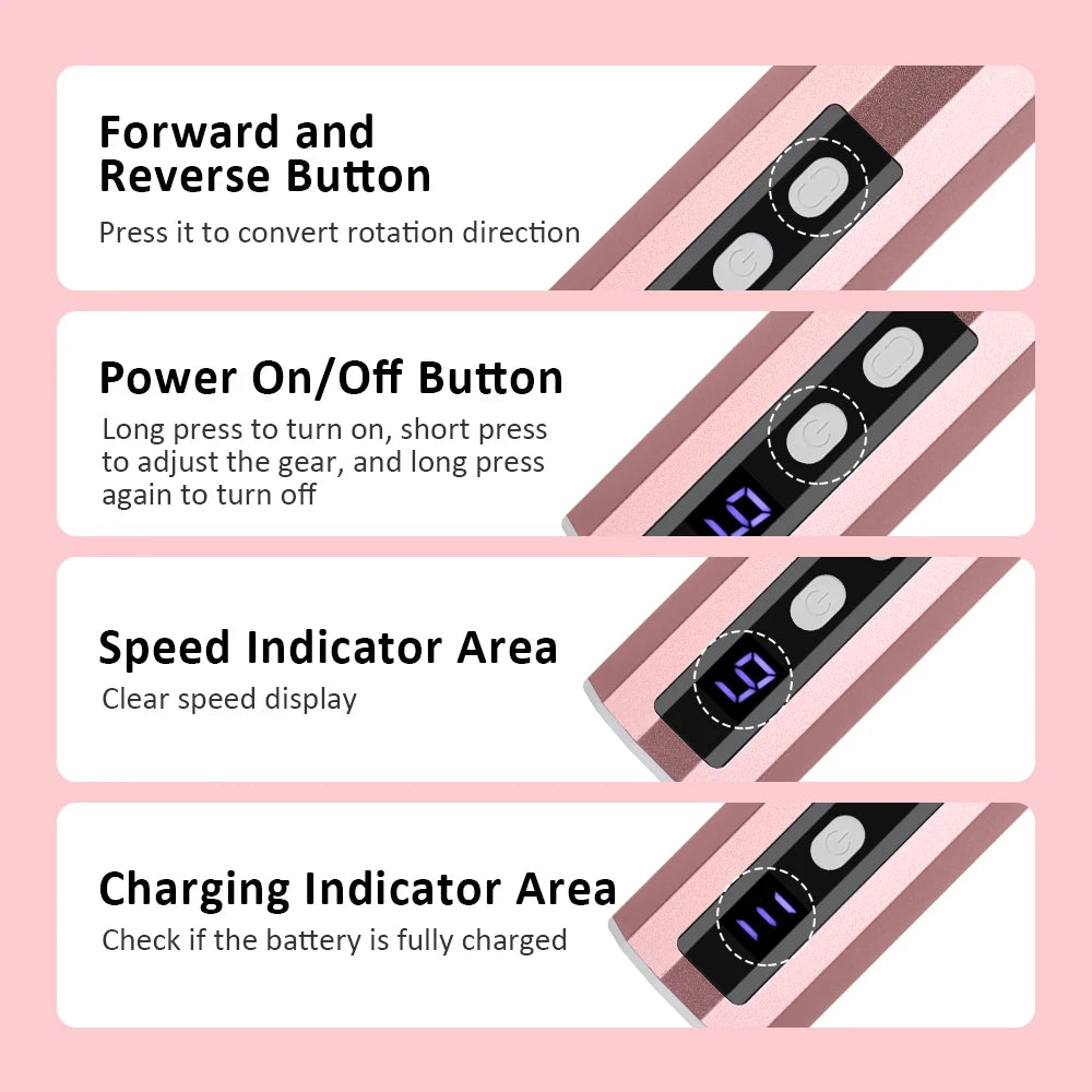 Wireless Foot Care File Leg Heels Remove USB Rechargeable Dead Skin Pedicure Tool with Replacement Sandpaper Foot Care Tool